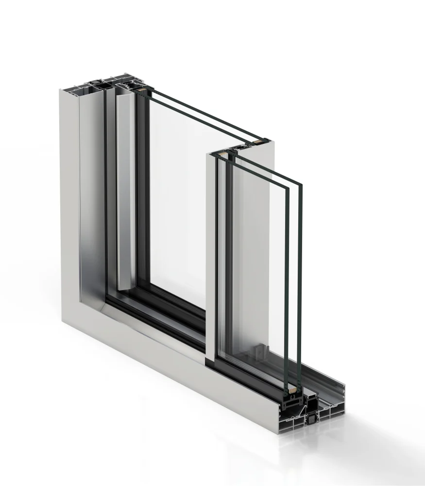 Anthracite Grey  Twenty Slide Aluminium Sliding Door 3.2m-(3186 mm W x 2090mm H) -Three Pane - Image 6