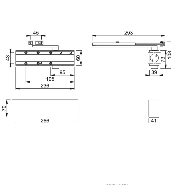 ARRONE AR5500 Overhead Door Closer - Image 3