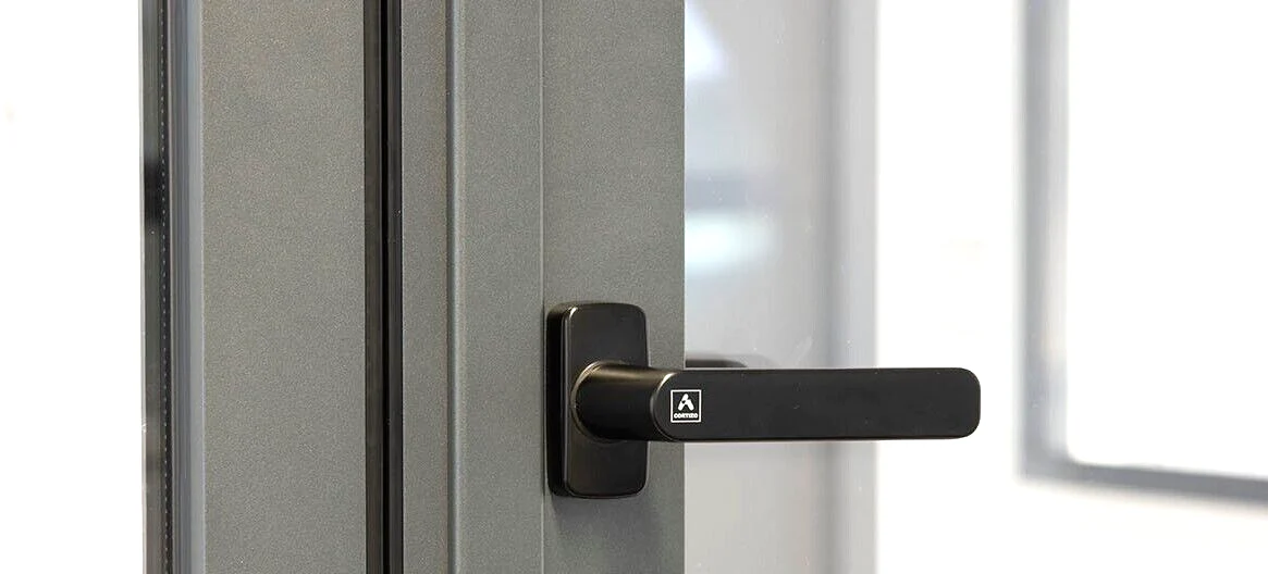 Black CORTIZO handle set  with spindle and screws-318602 - Image 3