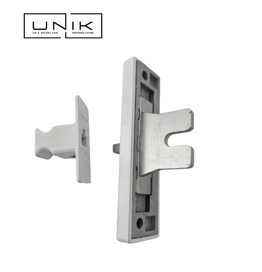 Cortizo Cor Vision Sliding Door Handle-security lock mini- white - Image 3