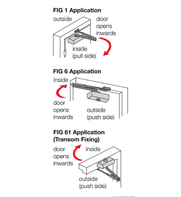 Hoppe Arrone Door Closer AR3500– Overhead Surface Mount | Traffic White Finish | Item 87101074 - Image 3