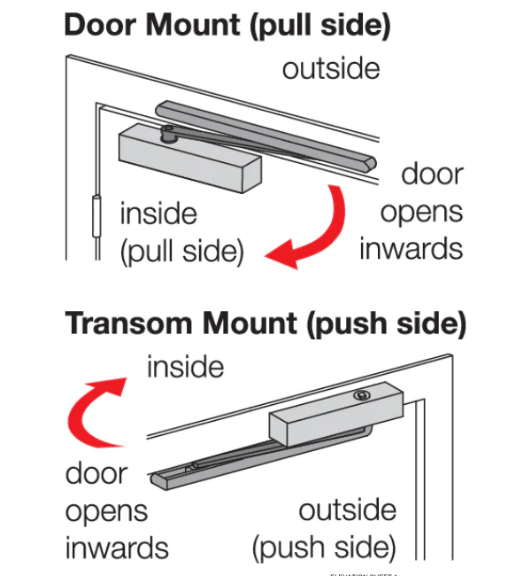 Hoppe Arrone Cam-Action Door Closer AR6409 – Satin Stainless Finish | Item 50008389 - Image 3