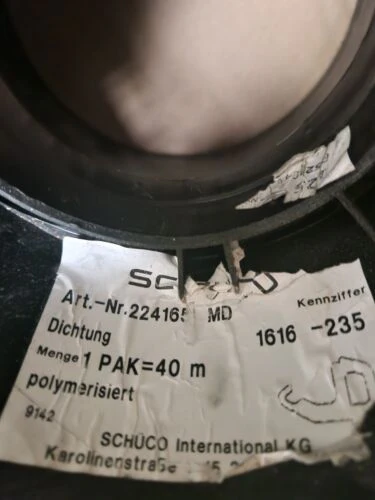 SCHÜCO 224165-Glazing Gasket- 5 m length - Image 4