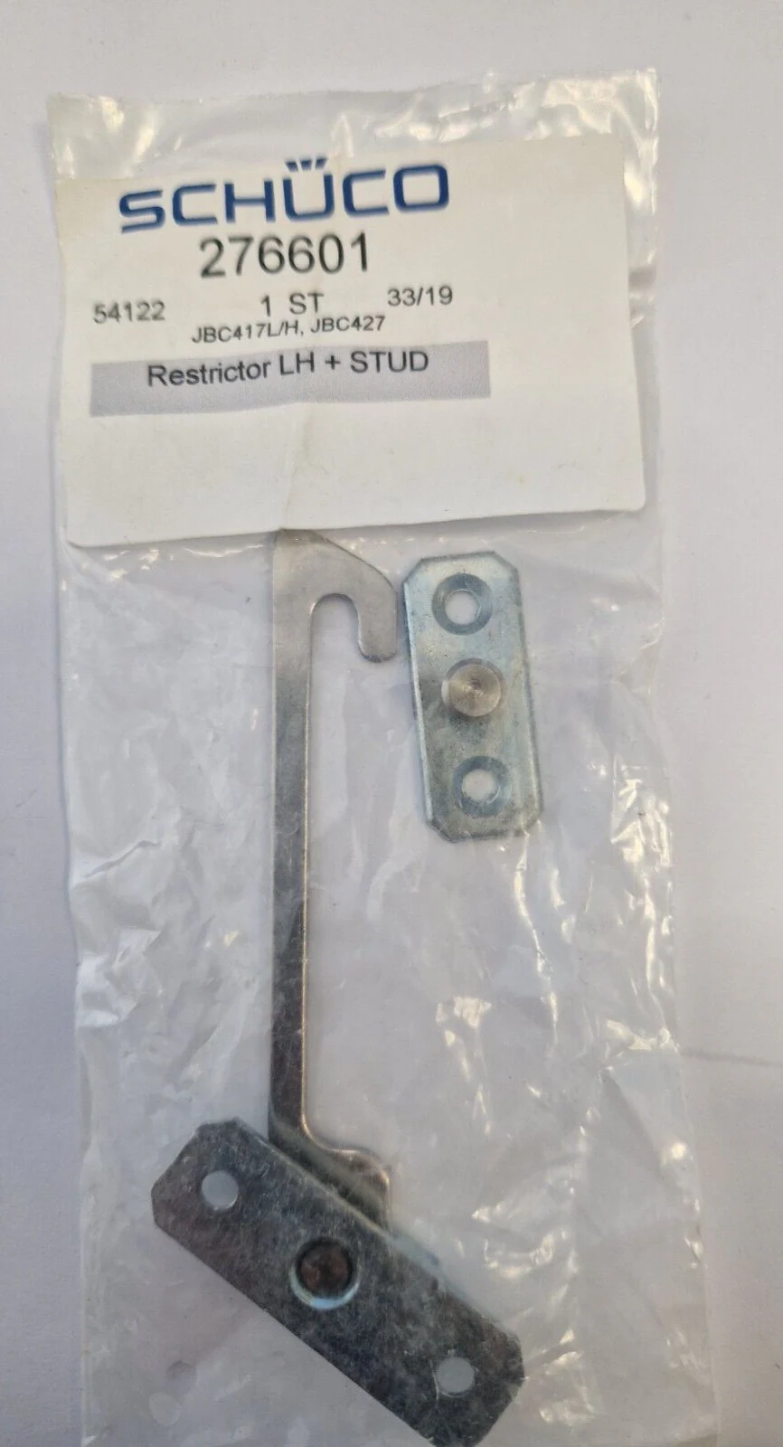 Schuco Window Restrictor and Pin Left Hand- genuine Schueco part-276601 - Image 3